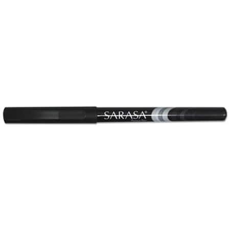 Zebra Pen Zebra Pen Sarasa Black Fineliner Pens - Fine Pen Point - 0.8 mm Pen Point Size - Black - Black Barrel 66110